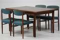 Dansk møbelproducent. Spisebord samt stole, palisander 5