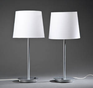 Inventar fra Hotel Hilton.  Bordlamper 4