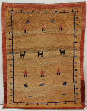 Matta, Gabbeh, Persien. 185 x 240.