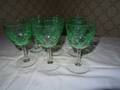 9st gröna glas 