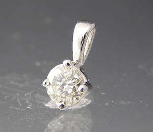 Brillant vedhæng ca. 0.35 ct. Denne auktion er annulleret - se nu vare 1901865