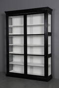 Vitrineskab. Sort.