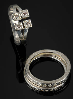 Brillantringe - 0.30 ct.