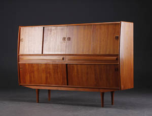 Dansk møbelproducent. Skænk, teak. 1960erne