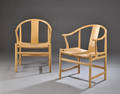 Hans J. Wegner 1914-2007. Et par kinastole model PP 66 2