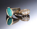 To vintage ringe af guld  2