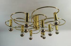 Moderne Deckenleuchte, 12-lichtig