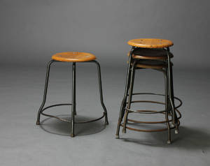 Dansk møbelproducent. Arbejds- industritaburetter 4