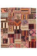 Persisk kelim patchwork, 250X221 cm. Denne vare er sat til omsalg under nyt varenummer 4703407