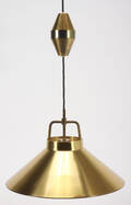 Fritz Schlegel for LYFA. Pendel med hejs af messing  Denne vare er sat til omsalg under nyt varenummer 4106500
