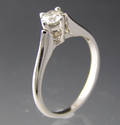 Solitaire ring ca. 0.40 ct.