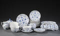 Bing  Grøndahl, Royal Copenhagen. Samling musselmalet porcelæn 33