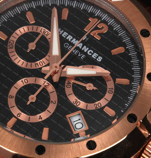 Hermances, Geneve. Chronograph. Herrearmbåndsur Model G104-10