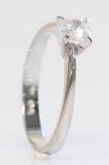 Solitairering, ca. 0.38 ct.