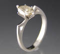 Solitaire ring ca. 1.07 ct.