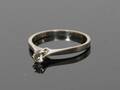 Diamantring, 18-k vitguld