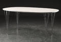 Piet Hein  Bruno Mathsson. Super Ellipse spisebord  Denne vare er sat til omsalg under nyt varenummer 4494758