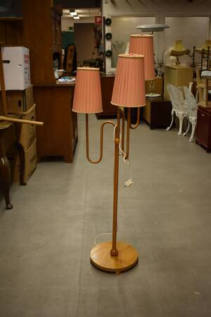 Golvlampa 3 arm 1950 tal