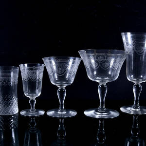 GLASSERVIS, , 1900-talets första hälft.