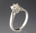 Solitaire ring ca. 0.73 ct.