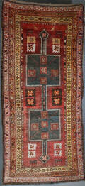 Handknuten orientmatta, persisk, 251 x 117 cm