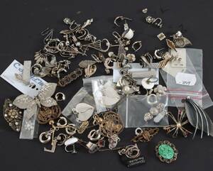 Parti smycken, bl.a. silver