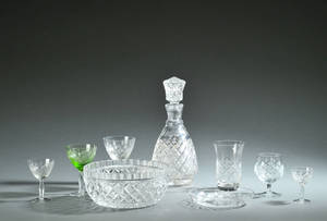 Lyngby Glasværk. Wien Antik glasbesætning. 84