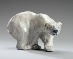 Royal Copenhagen, isbjørn, porcelæn, 1. sortering  Denne vare er sat til omsalg under nyt varenummer 4496399