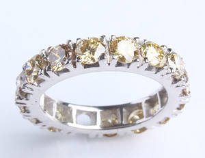 Alliancering. Ca. 3.70 ct