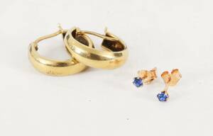 Örhängen 2 par, 18k