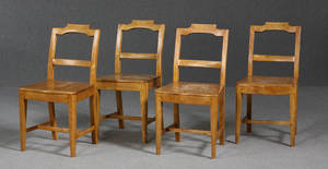 Spisestuestole, birkfyrretræ, 1900-tallet 4