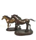 2 Pferdefiguren aus Bronze 2