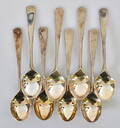 TESKEDAR, 8-stycken, silver, 1980.