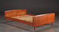 Dobbeltseng af teak, dansk møbelproducent, 1960erne