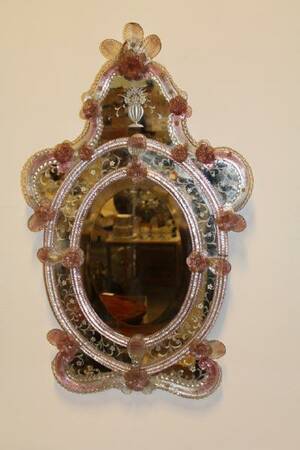 VENETIANSK SPEGEL H 89, BREDD 55 CM