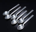 Georg Jensen. Bernadotte, seks frokostskeer af sterlingsølv 6