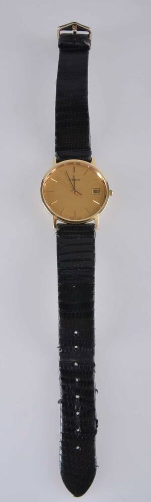Herrur i 14K guld, Tissot Denna vara har satts till omförsäljning under nytt varunummer4115157