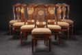 Møblement på 10 stole af mahogni 10 Denne vare er sat til omsalg under nyt varenummer 4317217