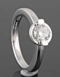 18K diamond solitaire ring approx. 0.70ct