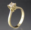 Solitaire ring ca. 0.56 ct.