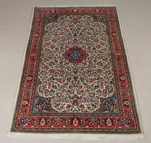 Persisk handknuten matta Old Saruk 200x128 cm.