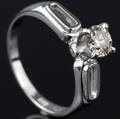 Solitaire ring ca. 0.50 ct.