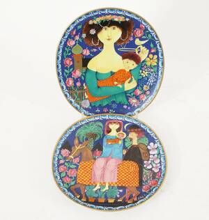 Tallrikar 2st, Stig Lindberg för Gustavsberg