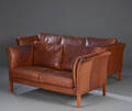 Skalma. To- samt tre-pers sofa i læder 2