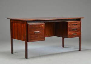 Dansk møbelproducent. Skrivebord af palisander