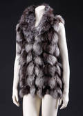 Vest af silver-fox. Str. 42 XL