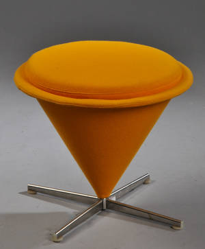 Verner Panton 1926-1998 Cone skammel