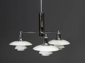 Poul Henningsen for Louis Poulsen. PH Stammekrone, forkromet metal