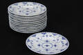 Royal Copenhagen musselmalet helblond 12 tallerkner12