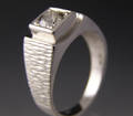 Herre ring ca. 0.75 ct.